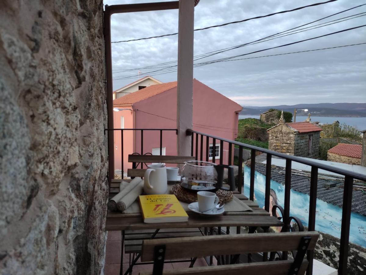 Casa A Colorada Cerca De La Playa De Mar De Fora Villa Finisterre Dış mekan fotoğraf
