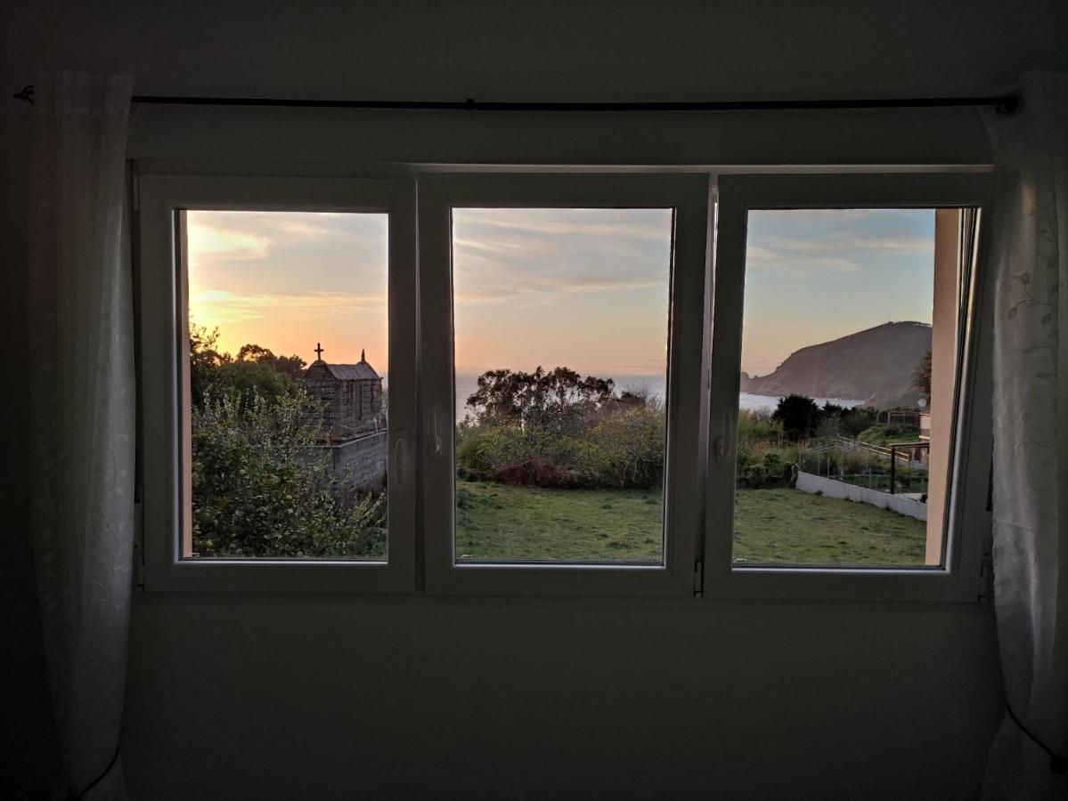 Casa A Colorada Cerca De La Playa De Mar De Fora Villa Finisterre Dış mekan fotoğraf