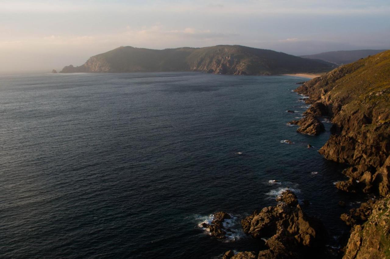 Casa A Colorada Cerca De La Playa De Mar De Fora Villa Finisterre Dış mekan fotoğraf