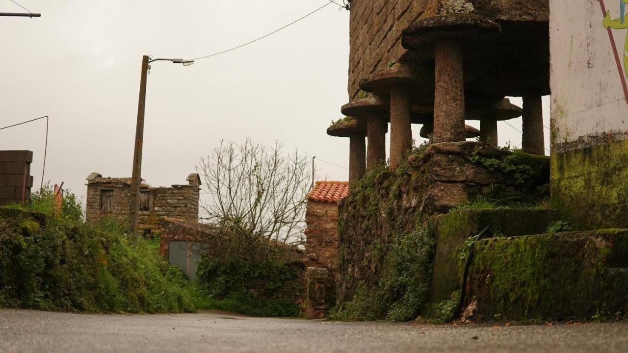Casa A Colorada Cerca De La Playa De Mar De Fora Villa Finisterre Dış mekan fotoğraf